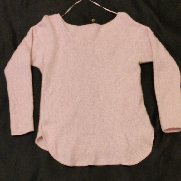 CASHMERE Charter Club. Pink Long Sleeve Sweater - Picture 2 of 12